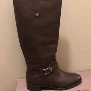 Wide Calf Tall Brown Boots